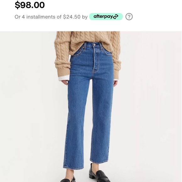 Levi’s Ribcage Straight Ankle 24x27 - Picture 3 of 6